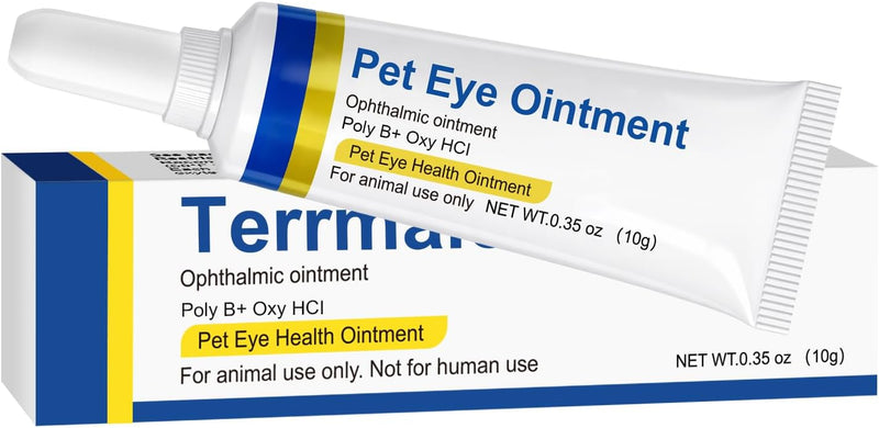 Pet Eye Care Cream, Cat & Dog Eye Area Care, Gentle Daily Moisture Support, Pet Care Formula, Single Pack, 0.35 Oz / 10g