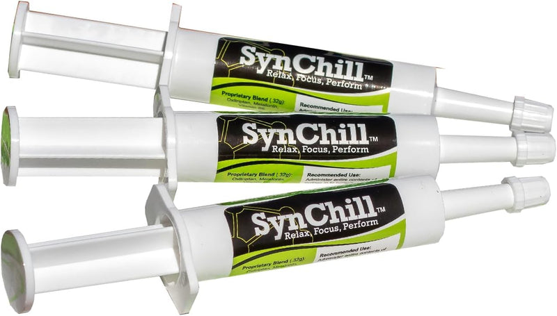 SynChill Horse Calming Supplement Gel, 3 Pack | Composure & Focus