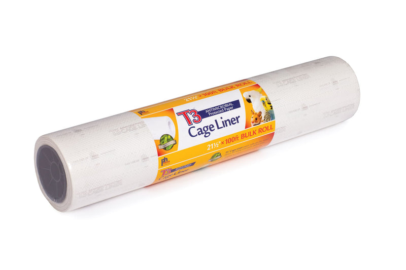 Prevue Pet Products T3 Cage Liner - Bird Cage Accessories, 100 ft Odor Absorbent Protection, Universal Liner for All Birds, Fits Small, Medium, and Large Enclosures, Simplifies Cleaning - Large Size