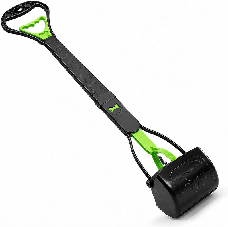 31inch Large Pooper Scooper for Dogs with Long Handle, Sturdy & Durable, Not Easy to Break, Lightweight & Easy to Use, E