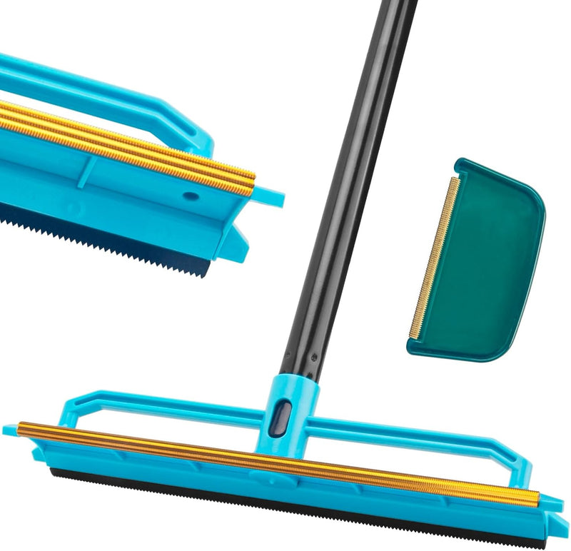 Carpet Rake Pet Hair Removal Tool with 56