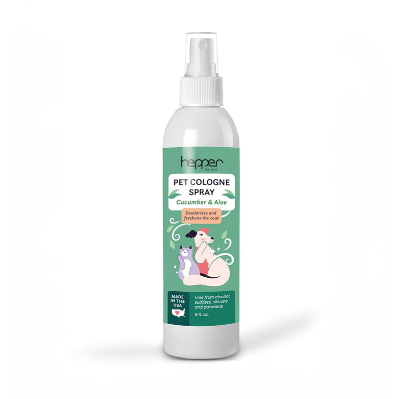 Hepper Pet Cologne Spray for Dogs & Cats - Cucumber & Aloe - 8oz