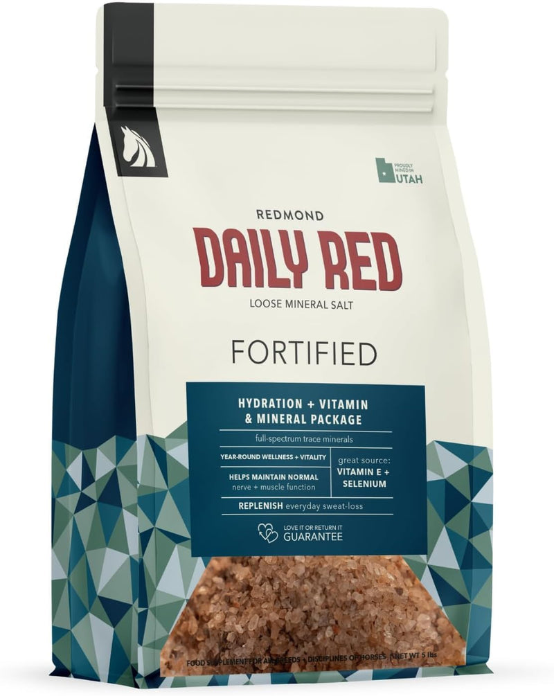 Daily Red Complete Wellness, Fortified Mineral Mix Supplement for Horses