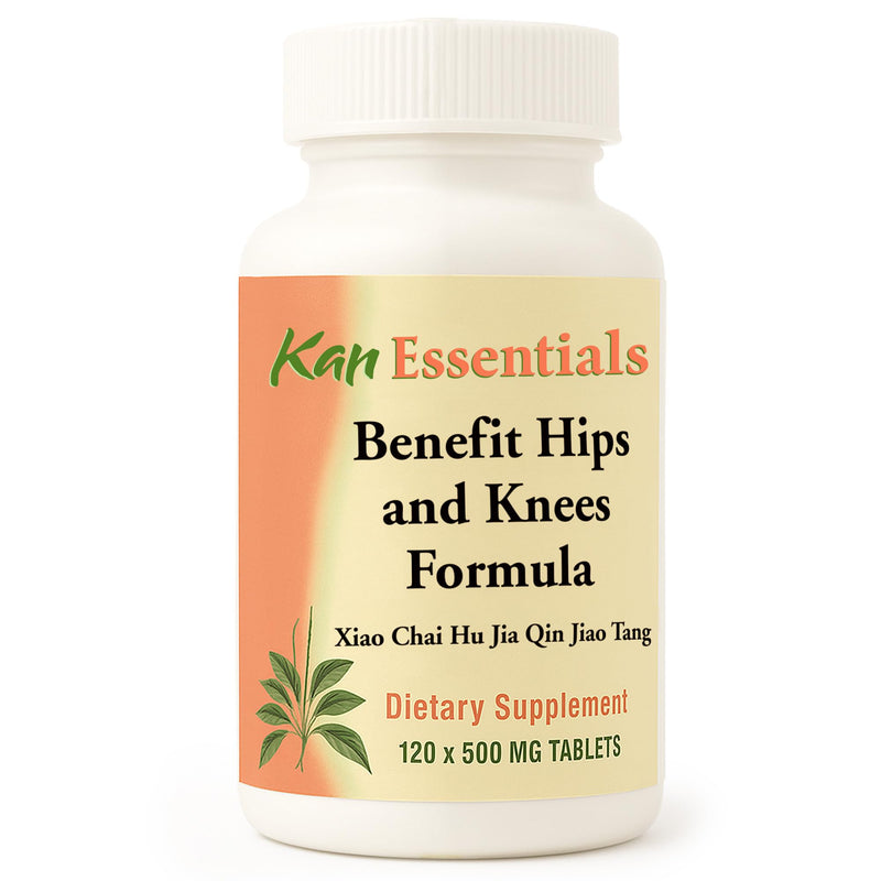 Kan Herb Company Benefit Hips and Knees Formula – Traditional Chinese Herbal Blend to Support Joint Comfort, Mobility, and Digestive Balance, Herbal Supplement Tablets for Pets, 120 Tablets