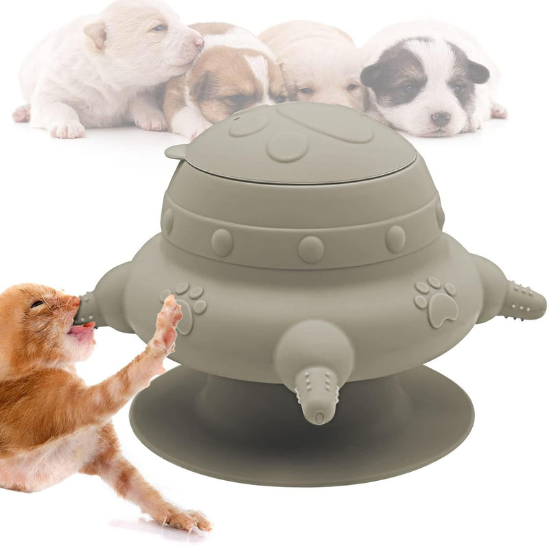 Puppy Milk Feeders for Multiple Puppies Kitten Feeding Bowl with 4 Nipples Silicone Nursing Bottle 235ml Food Water Feed