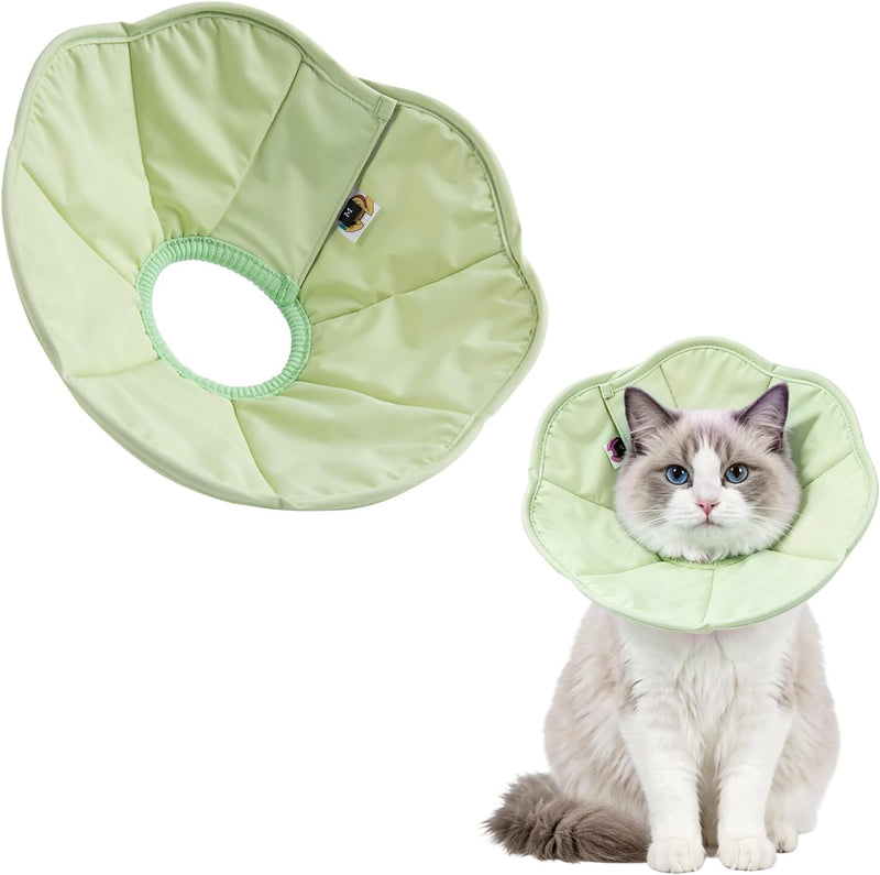Touchdog Soft Cat Cone Collar, Waterproof Recovery E-Collar, Lightweight