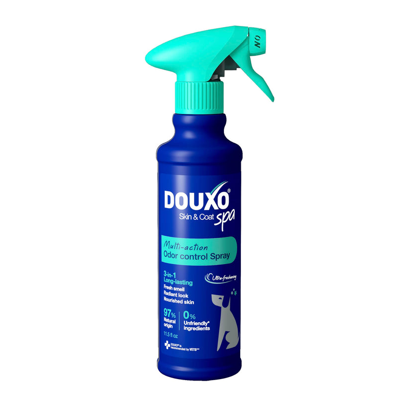 DOUXO SPA Dog Deodorizing Spray, 11.5 fl oz, Neutralizes Unpleasant Odors Between Baths, Leaves the Coat Fresh, Smelling Great, Skin-Friendly Ultra-Freshening Formula