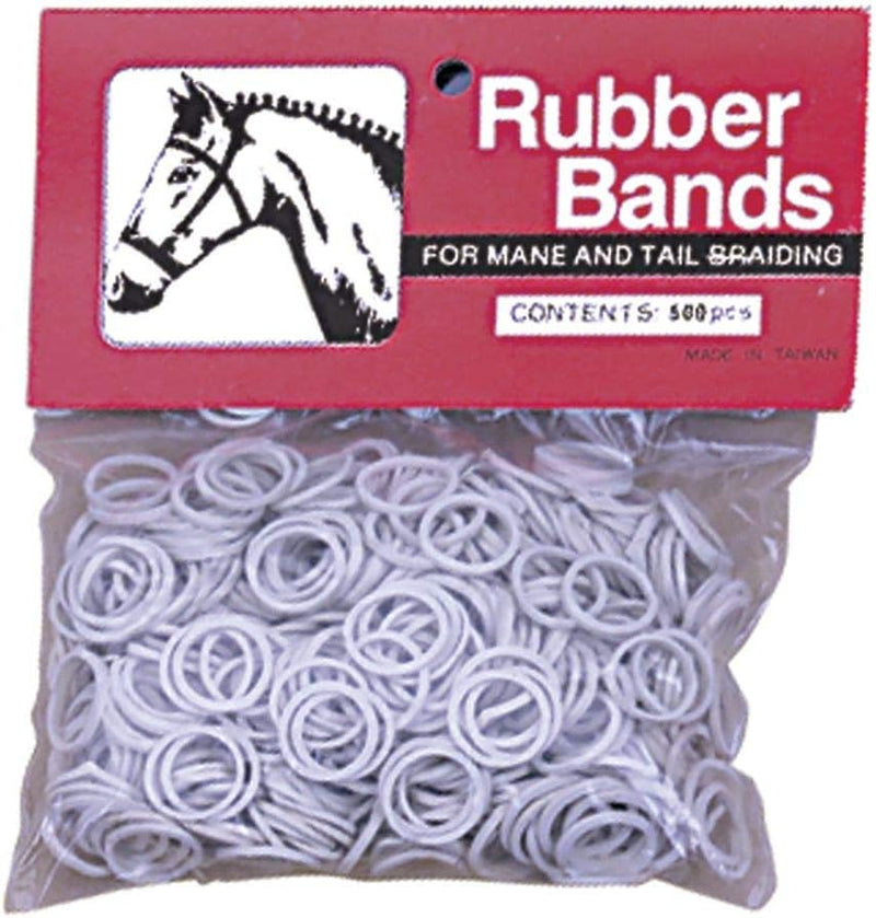 Weaver Leather Rubber Bands, White