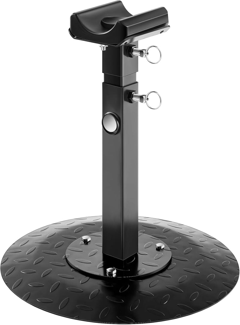 Zonon Farrier Horse Hoof Stand, Black, Metal Round Base