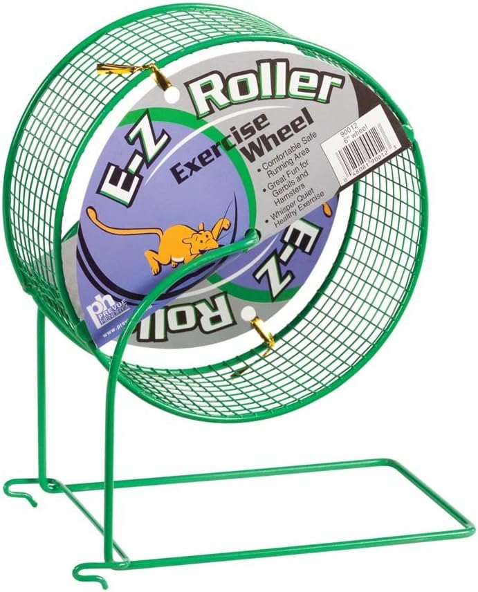 Prevue Pet Products SPV90012 Wire Mesh Hamster Wheel Toy for Small Animals, 6-Inch, Colors Vary