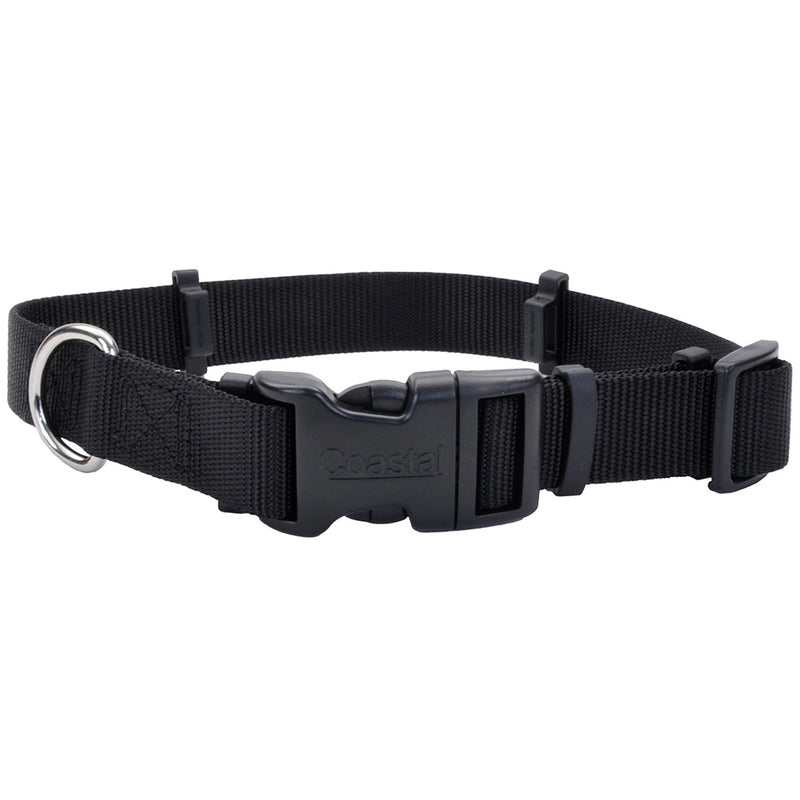 Coastal Pet SecureAway Collar Protector for Flea Collars - Adjustable pet Accessory - Protective Flea Collar for Dogs & Puppy - Black - 1