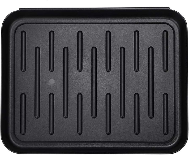 OwnMy Black Boot Tray Mat Indoor Plastic Small Shoe Tray Mat for Entryway