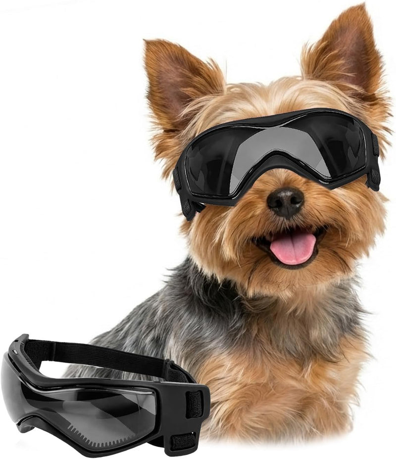 LESYPET Dog Goggles for Extra Small Breed UV Protection Windproof Chihuahua Goggles Doggy Sunglasses with Adjustable Str