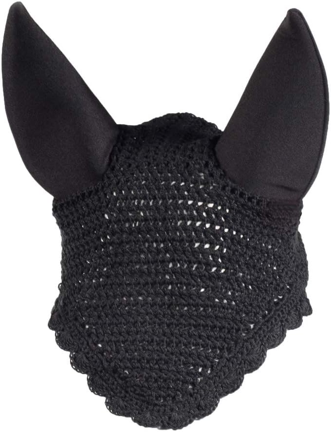 Horze Horse Ear Bonnet, Breathable, Secure Horse Fly Mask with Ears
