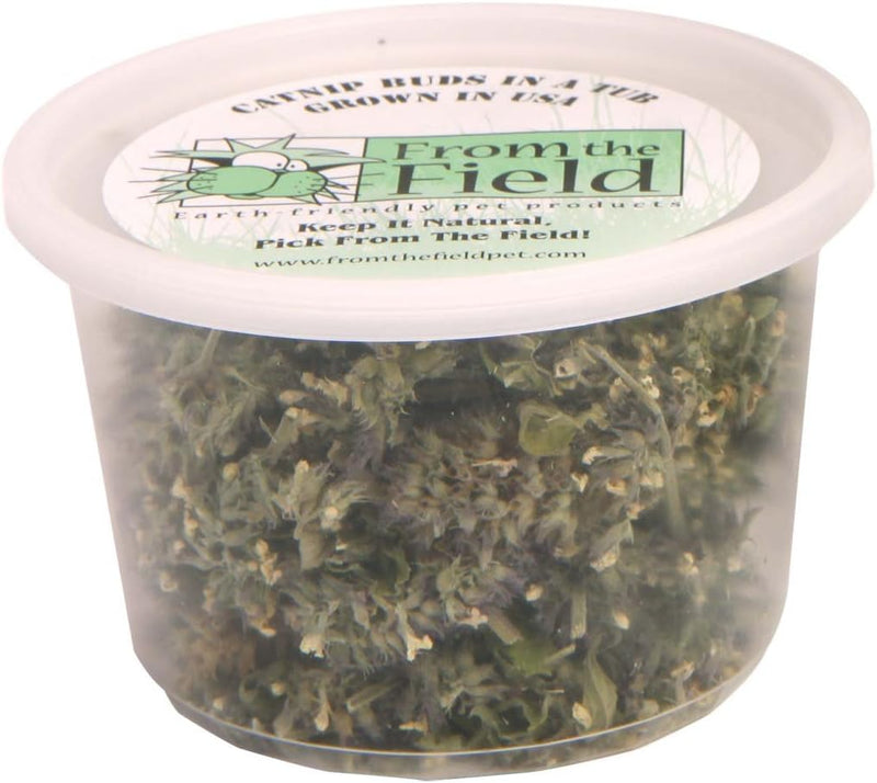 from The Field | Organically Grown Whole Catnip Buds for Cats | 0.5 Oz Tub