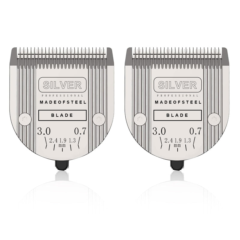 Sodaer 5 in 1 Replacement Blades Compatible with WAHL Bravura .Chromado,Creativa,Figura Dog Clippers for Dogs Grooming(2 Packs