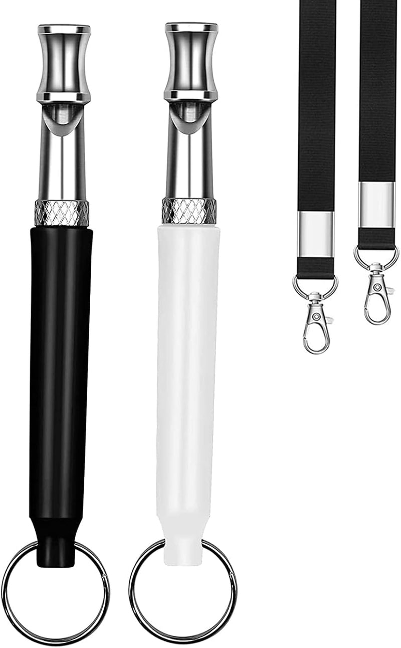Dog Whistle,Adjustable Frequency Silent Dog Training Whistle to Stop Barking