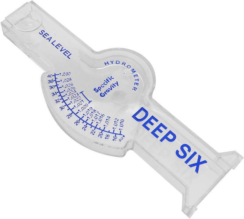 ZRM&E Seawater Hydrometer for Aquarium Aquaculture Seawater Densimeter Ocean Hydrometer Salinity Meter for Fish Tank Sal