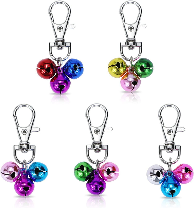 Wontee Cat Collar Bells Loud Dog Bell Training Charm Pendants for Pet Puppy Kitty Necklace Collar