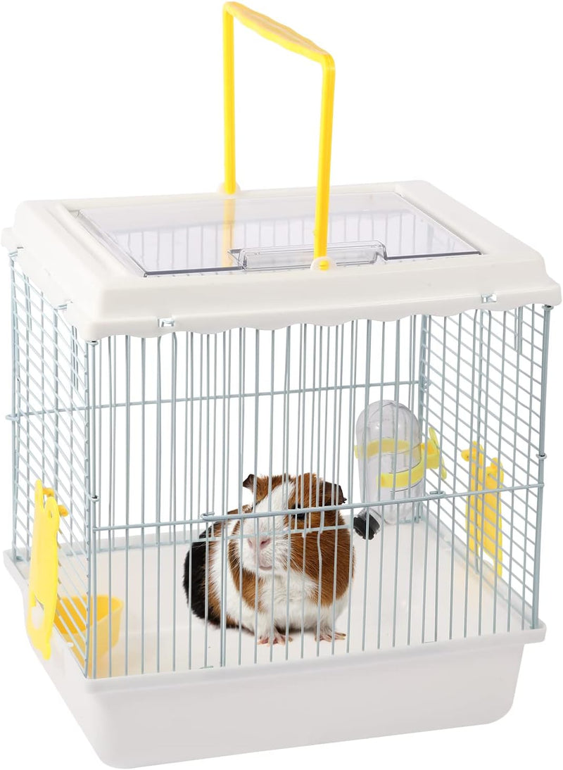 Hamster Travel Portable Carrier Cage Small Animal Carry Case
