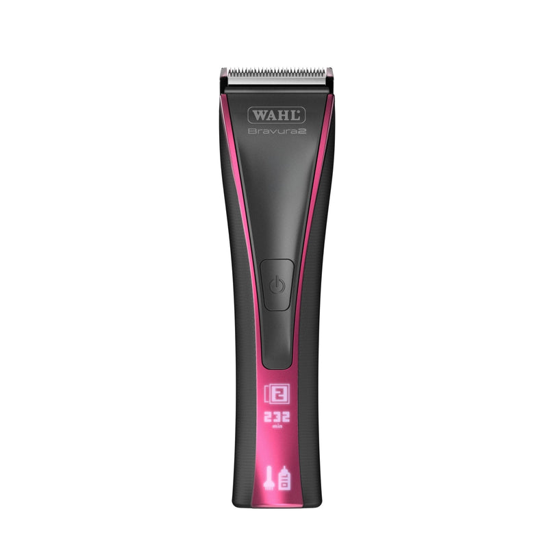 Wahl Pro Animal Bravura2 - Cordless Professional Pet Clipper for Dogs, Cats & Horses - Multi-Speed - Durable & Easy to Carry - USB Charging - Travel-Friendly - Comfortable Grip - Brilliant Rose