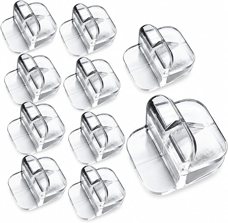 HCYUNYINHC 10 PCS Rimless Aquarium Clips for 1/8