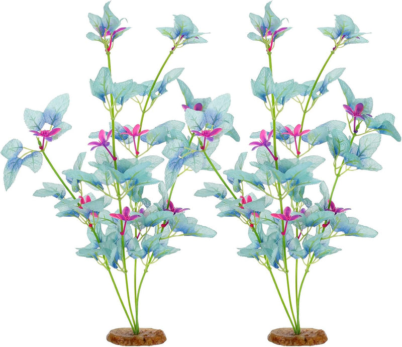 2Pcs Silk Aquarium Plants 13