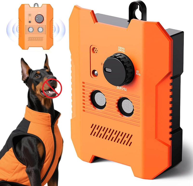 Dog Bark Deterrent Devices: Ultrasonic Anti Barking Device for Dogs | 3 Training Modes 50 FT Range Dog Barking Deterrent
