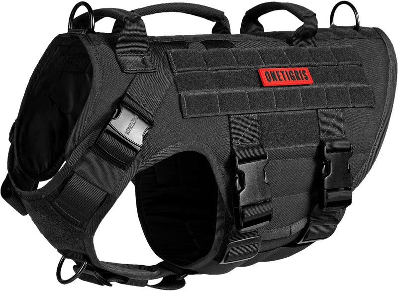 OneTigris Large Tactical Dog Harness No Pull Handle XL