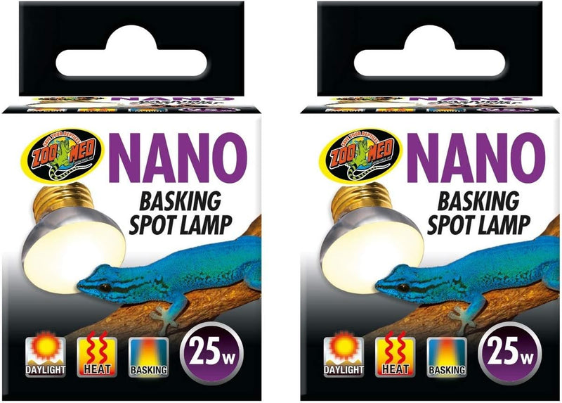 Zoo Med 25W Nano Basking Spot Lamp, 2pk