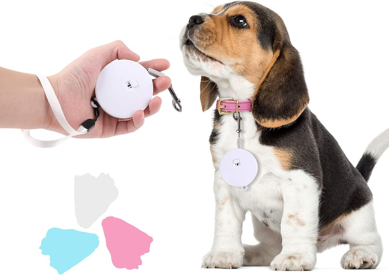 Retractable Dog Leash for Small and Medium Dogs up to 22lbs with 9.8ft Strong Nylon Tape, Hands Free, Portable and Light