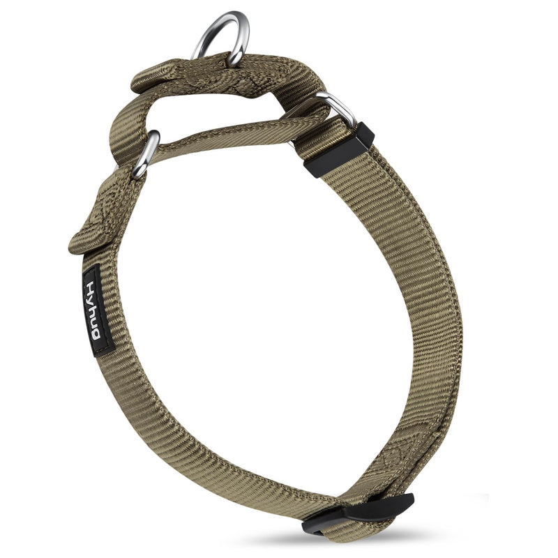 Hyhug Martingale Collar for Dogs Large Green |Escape - Proof Heavy Duty Nylon Durable No Pull, Ideal for Training & Daily Walks