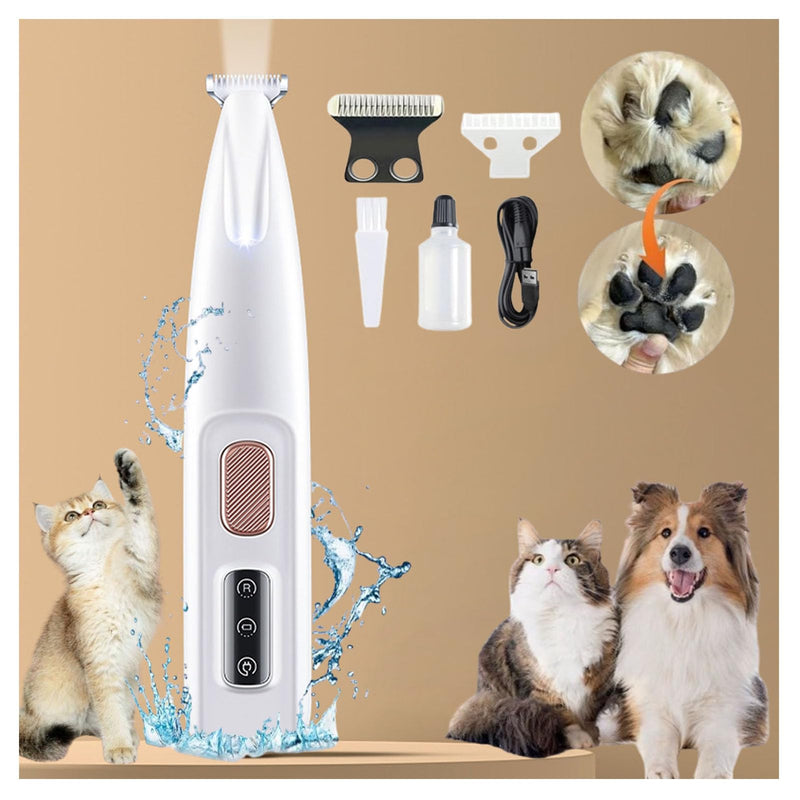 Lobuobi Petior Pet Paw Trimmer, Petior Paw Trimmer, Loom and Ledge Dog Trimmer, Petoir Paw Trimmer for Dogs, Pet MicroPrecision Trimmer, Electric Dog Trimmer for Paws Eyes Ears Face Rump (1Set)