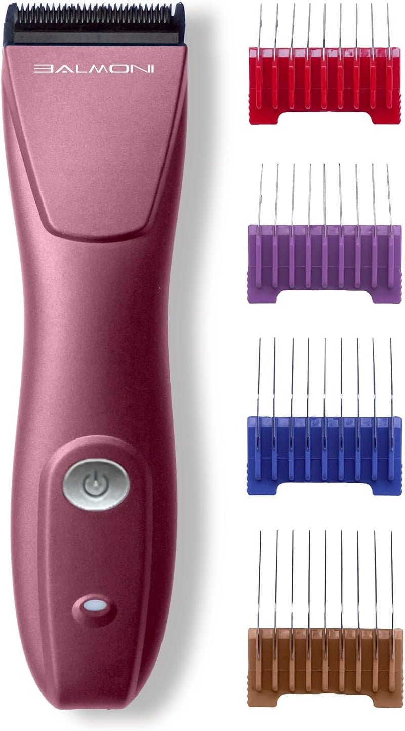 Professional 5-in-1 Cordless Pet Grooming Clipper for Dogs & Cats – Quiet High-Torque Metal Blade Trimmer, Adjustable Le