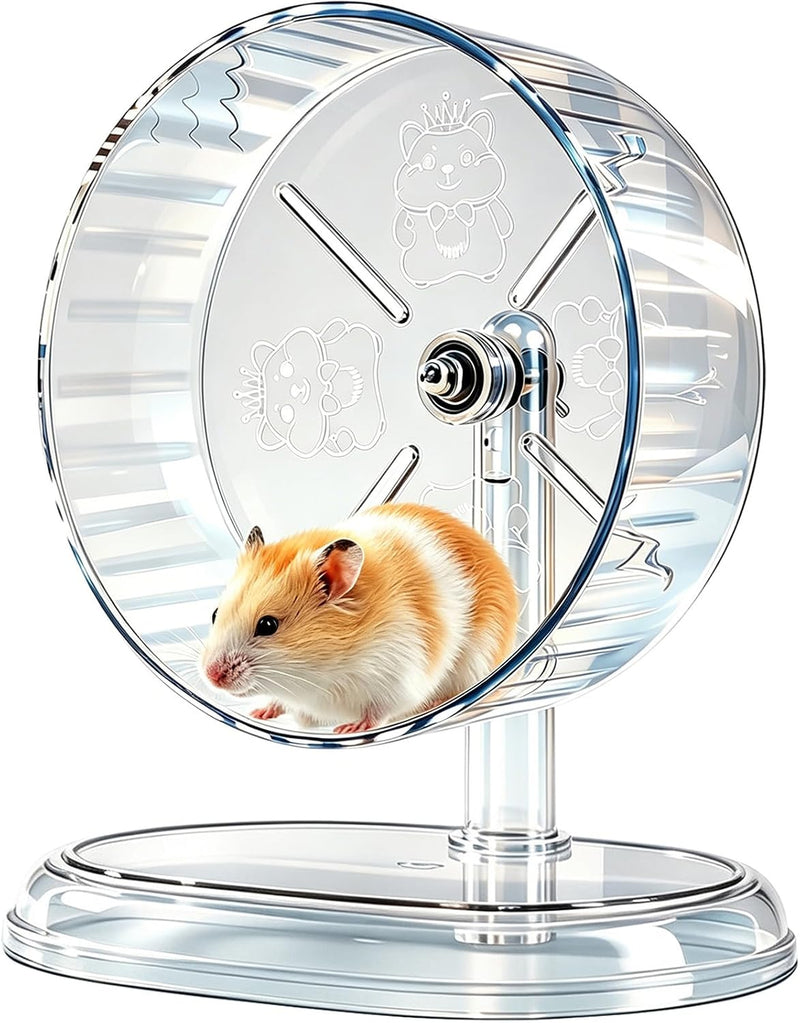 Hamster Wheel,Super Silent Hamster Exercise Wheels,Silent Wheel,Hamster Wheels,Adjustable Stand Hamsters Exercise Wheels