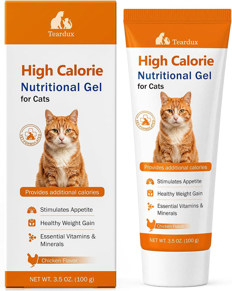 High Calorie Nutrition Gel for Cats, Cat Weight Gainer & Appetite Stimulant