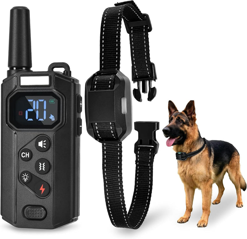 Dog Shock Collar with Remote, Traning Collar for Dog 8-120lbs, 3800FT