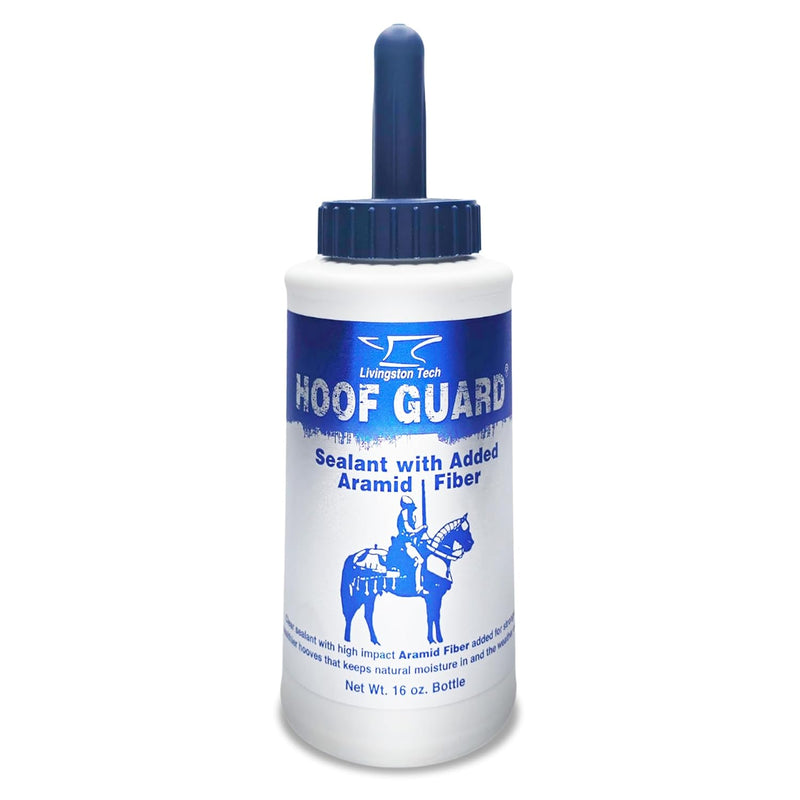 Hoof Guard Sealant for Horses, Fiber-Fortified Aramid Hoof Protector, 16 oz
