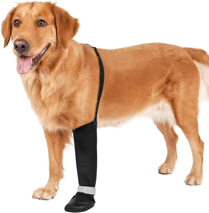 BARKLESS Dog Socks to Prevent Licking Paws, Leg Sleeve with Paw Protector