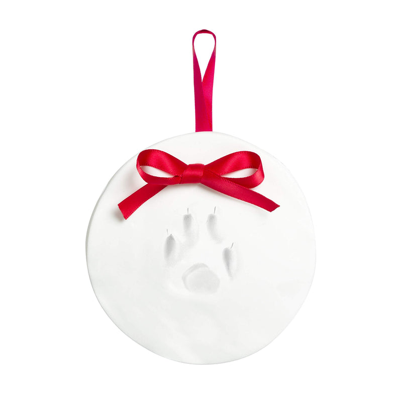 Tiny Ideas Christmas Paw Print Ornament Kit, DIY No Bake No Mess Holiday Keepsake, Dog or Cat Christmas Ornament, Pet Memorial Keepsake