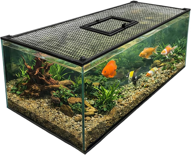 Magnetic Fish Tank Lid Aquarium Top Cover Anti-Jumping Mesh Net