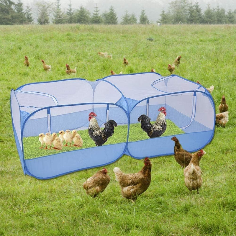 Jhua Small Animal Playpen Pet Cage Tent Large Chicken Run Coop 73