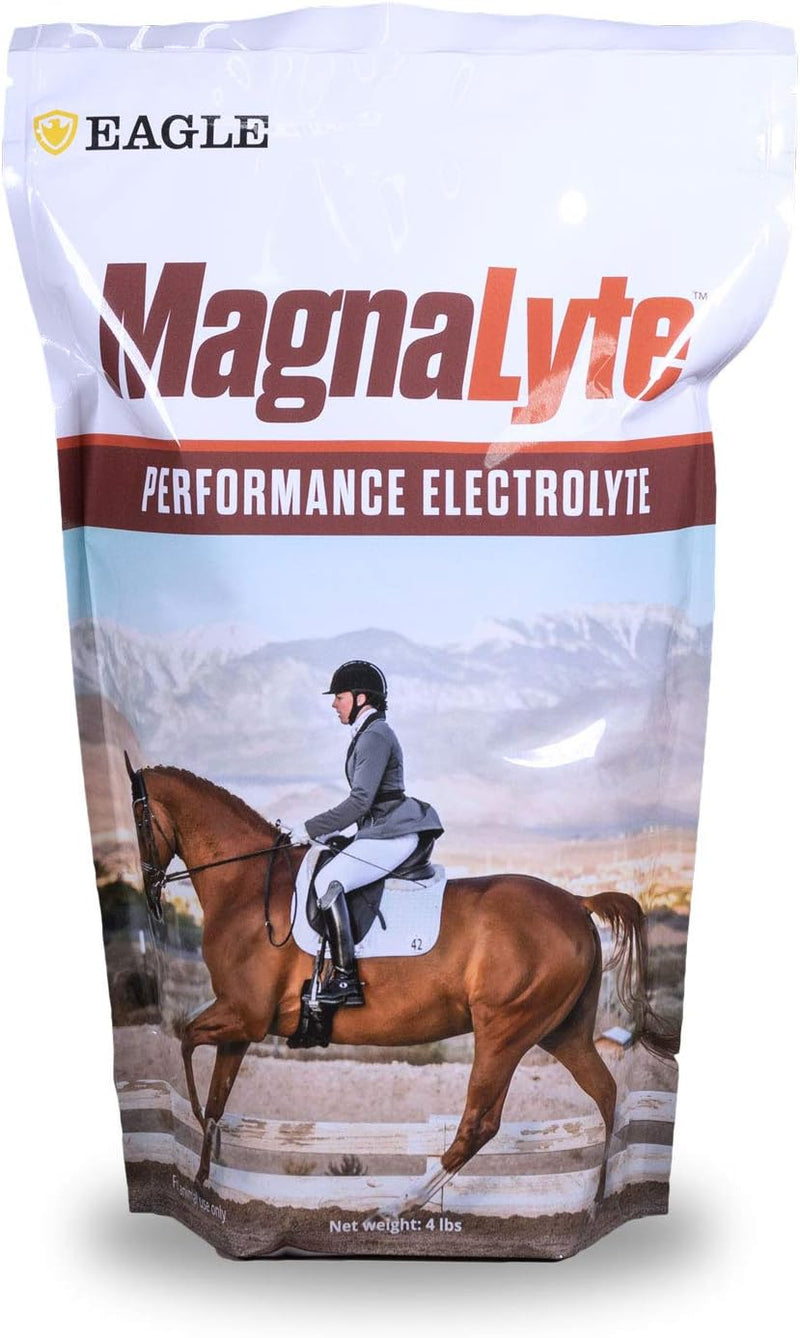 MagnaLyte Loose Salt and Electrolytes for Horses by Eagle Equine | Mineral sea Salt, Trace Minerals, Electrolytes | 4 lb