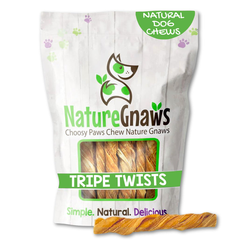 Nature Gnaws Tripe Twists for Dogs 4-5
