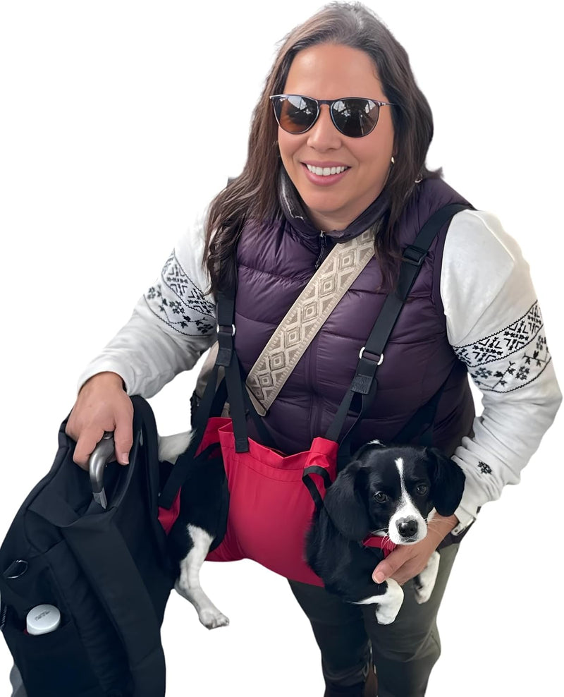 Fido Pro Airlift Ultra-Lite Dog Sling | Ultra-lite Sling Fit in Your Pocket & Bag | The solution for injury prevention a