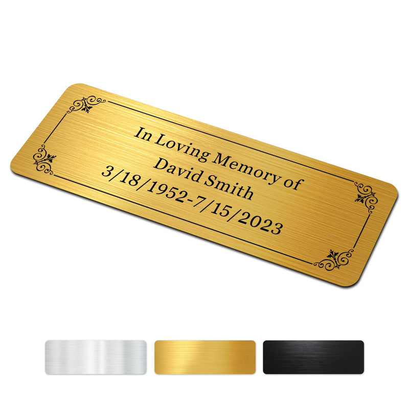 Engraved Name Plates for Urns 1