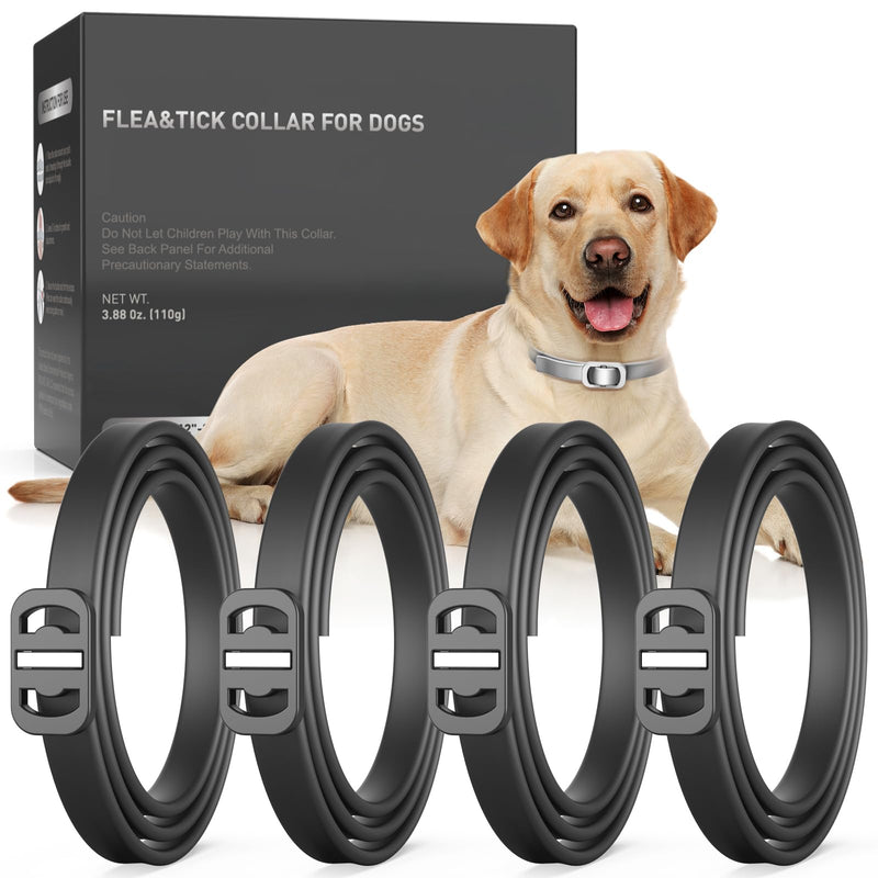 Flea Collar for Dogs, Flea and Tick, Dog Flea Collar with Natural Essential Oils, Adjustable Size for All Ages of Dogs