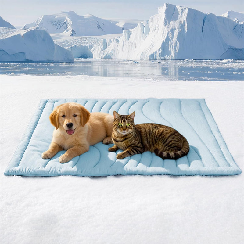 BECEMURU Dog Crate Pad, Cooling Mat for Dogs & Cats, Double Side Use