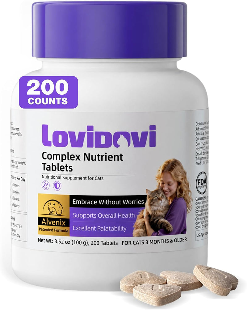 Cat Allergen Reducing Multivitamin Neutralize 4 Fel d Allergens
