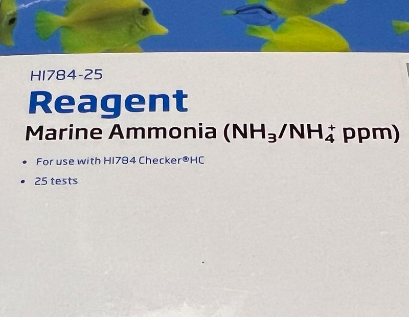 Hanna Instruments Marine Ammonia Checker® Reagents (25 Tests) HI784-25